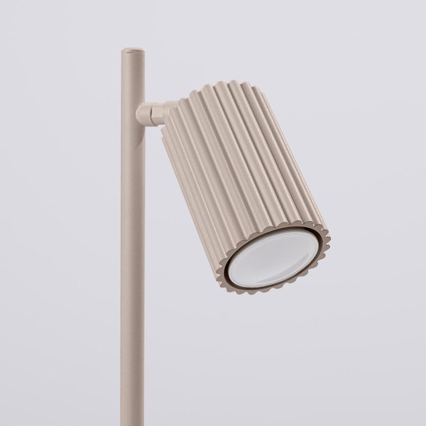 Taupe spalvos iš metalo stalinis šviestuvas (aukštis 43 cm) Gleam – Sollux-image-4