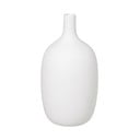 Balta keraminė vaza Blomus, aukštis 21 cm
