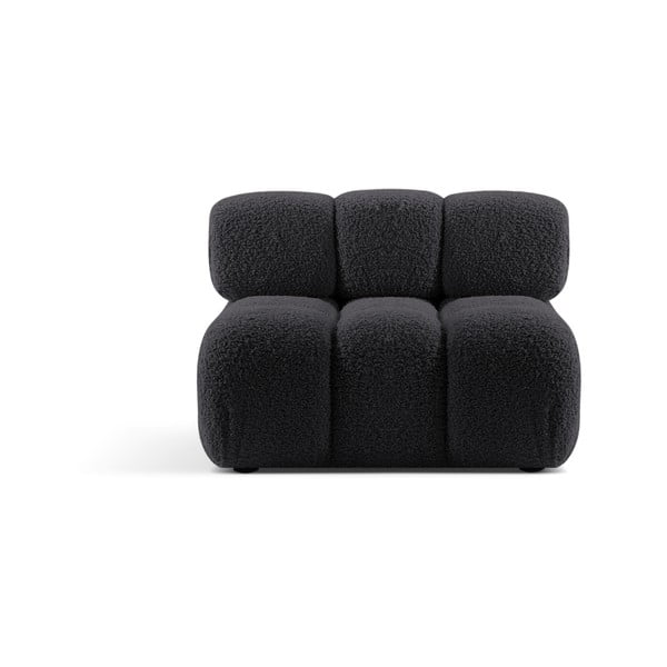 Iš boucle modulinė sofos dalis antracito spalvos (modulinė) Bellis – Micadoni Home