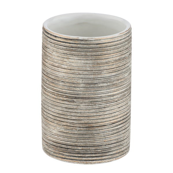 Rudas keraminis dantų šepetėlio puodelis Wenko Fedio-image-2