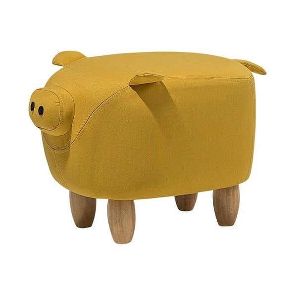 Geltonos spalvos kiaulytės kojytės Monobeli Pig, 32 x 50 cm