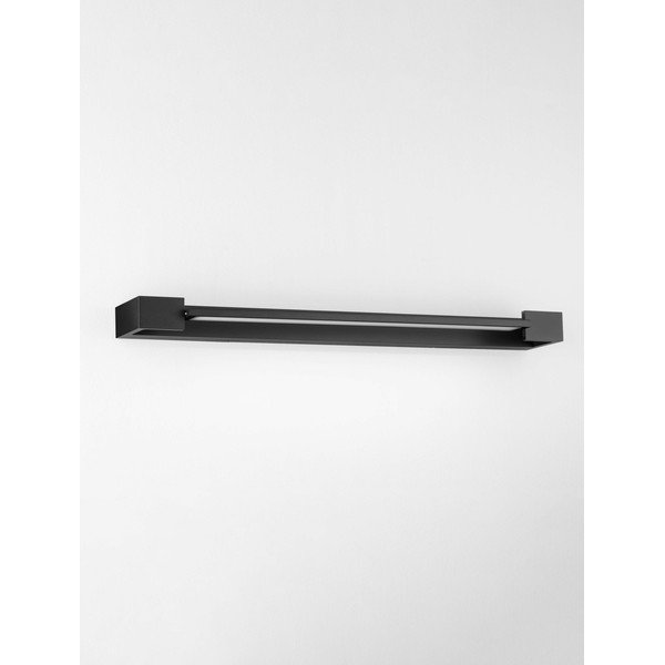 Matinės juodos spalvos iš aliuminio sieninė lempa LED Arga – Nova Luce-image-3