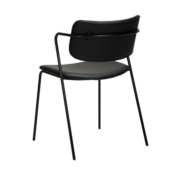 Juoda dirbtinės odos kėdė DAN-FORM Denmark Zed-image-2