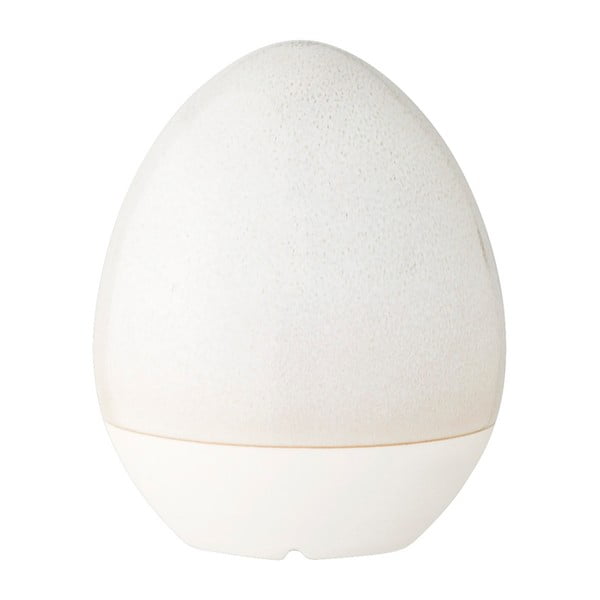 Kiaušinio formos pilkos spalvos akmens masės puošmena Bloomingville