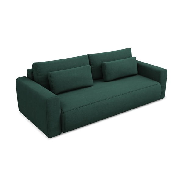 Žalios spalvos sulankstoma/su sandėliavimo vieta sofa 238 cm Kapua – Makamii-image-4