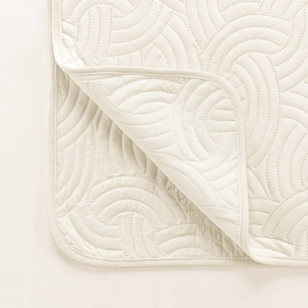 Iš velveto lovatiesė smėlio spalvos 220x240 cm Solange – douceur d'intérieur-image-3