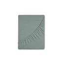 Iš flanelės paklodė žalios spalvos su guma 140x200 cm – Good Morning