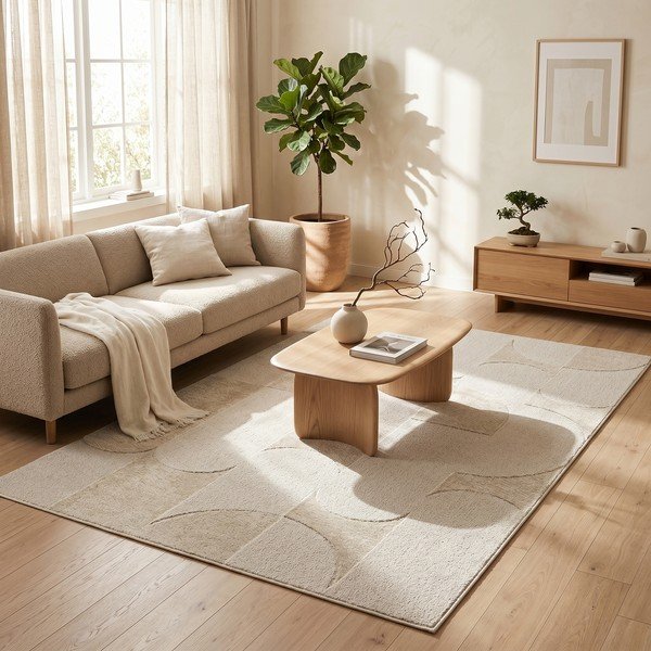 Smėlio spalvos kilimas 120x170 cm Luna – ESTE-image-2