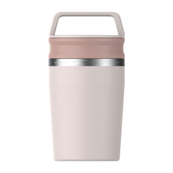 Šviesiai rožinės spalvos iš nerūdijančio plieno termo puodelis 230 ml Café-To-Go Travel Mug Rose Quartz – Stanley-image-4