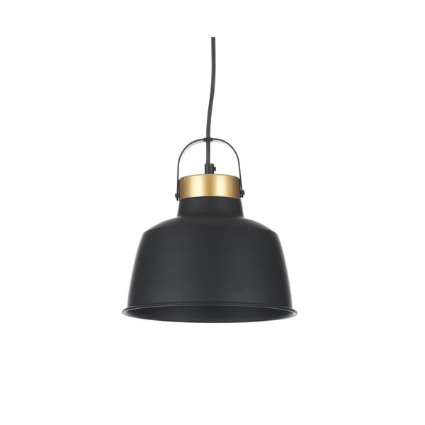 Pakabinamas šviestuvas su metaliniu juodai auksiniu atspalviu Industrial - Tomasucci