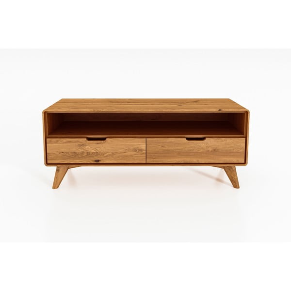 Ąžuolinis TV staliukas 120x48 cm Greg - The Beds-image-2