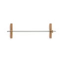 Natūralios spalvos iš stiklo modulinė lentyna 90x28x30,5 cm Sitra – Kave Home