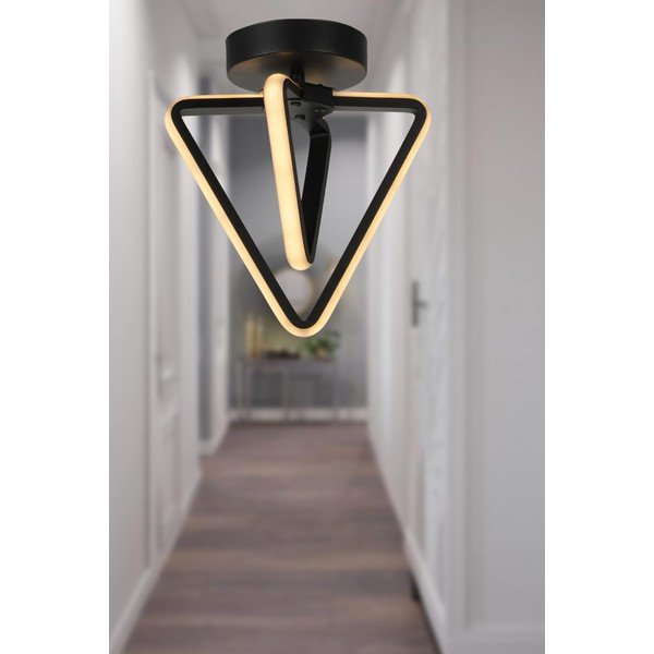 Juodos spalvos iš metalo lubinis šviestuvas LED Baris – Squid Lighting-image-1