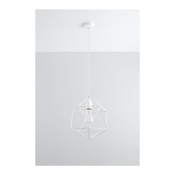 Baltas pakabinamas šviestuvas Sollux Donato-image-1