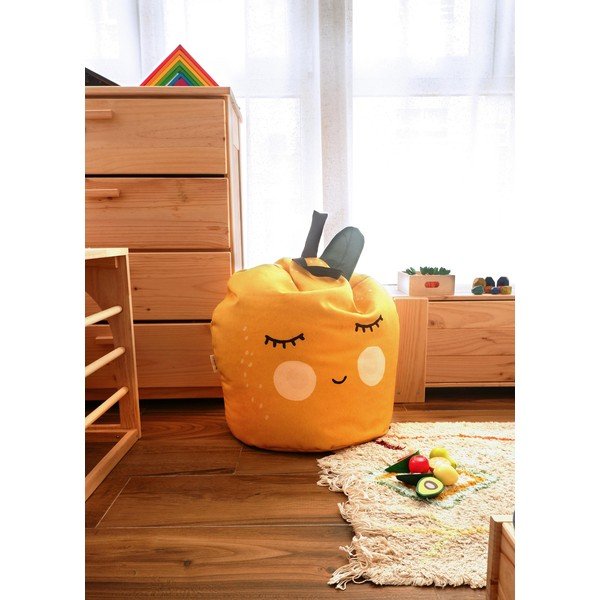 Geltonas vaikiškas sėdimasis krepšys Lemon - Little Nice Things-image-2