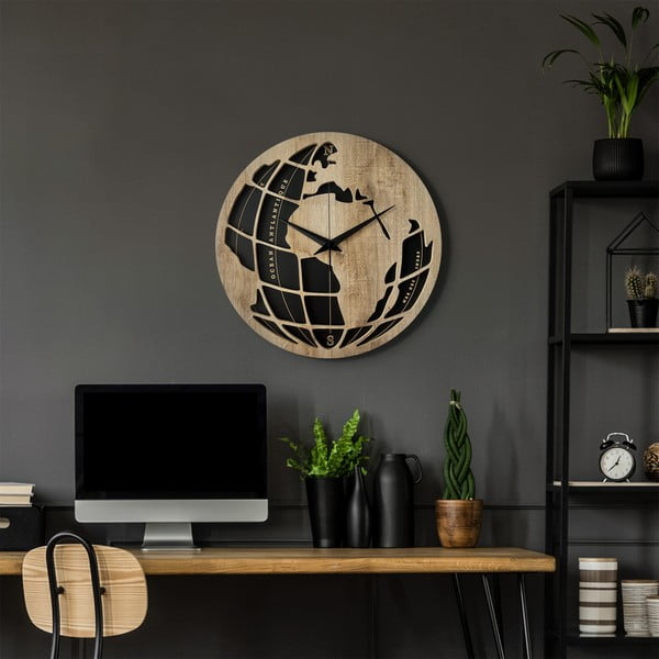 Sieninis laikrodis ø 57 cm Oliver – Styler-image-2