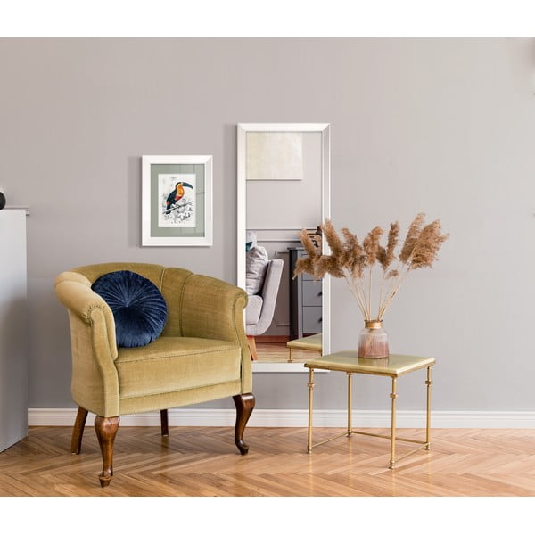 Sieninis veidrodis baltu rėmu Styler Parisienne, 47 x 147 cm-image-1