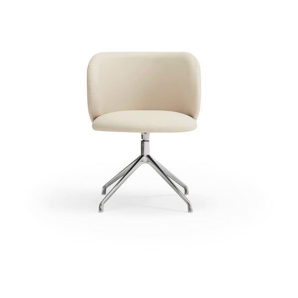 Smėlio spalvos iš audinio valgomojo kėdė Mogi – Teulat-image-1