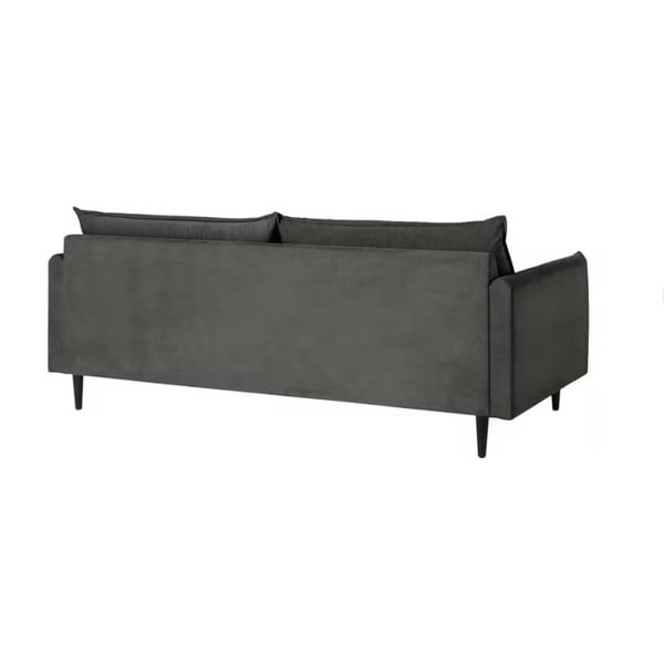 Tamsiai pilkos spalvos iš velveto sofa 203 cm Juli – Ropez-image-3
