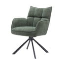Žalios spalvos iš audinio valgomojo kėdžių komplektas 2 vnt. Marilla – Unique Furniture