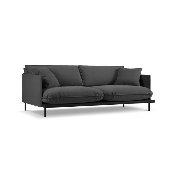 Tamsiai pilka sofa su aksominiu paviršiumi Interieurs 86 Auguste-image-2