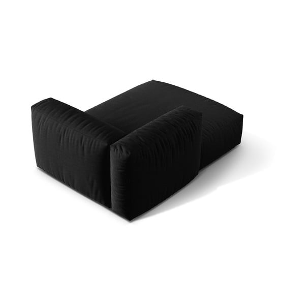 Modulinė sofos dalis juodos spalvos (su kairiuoju kampu) Martina – Micadoni Home-image-3