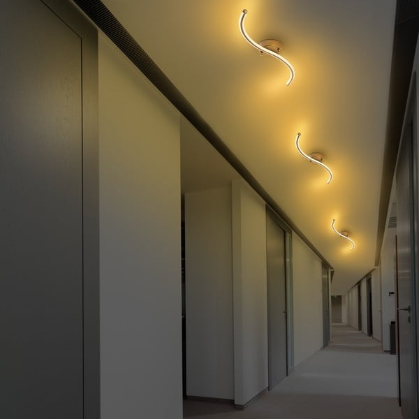 Auksinės spalvos lubinis šviestuvas LED 10x67 cm Yilan – Opviq lights-image-4
