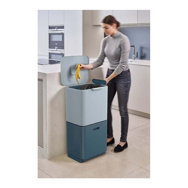 Šiukšliadėžė rūšiavimui 60 l Totem Max Sky – Joseph Joseph-image-2