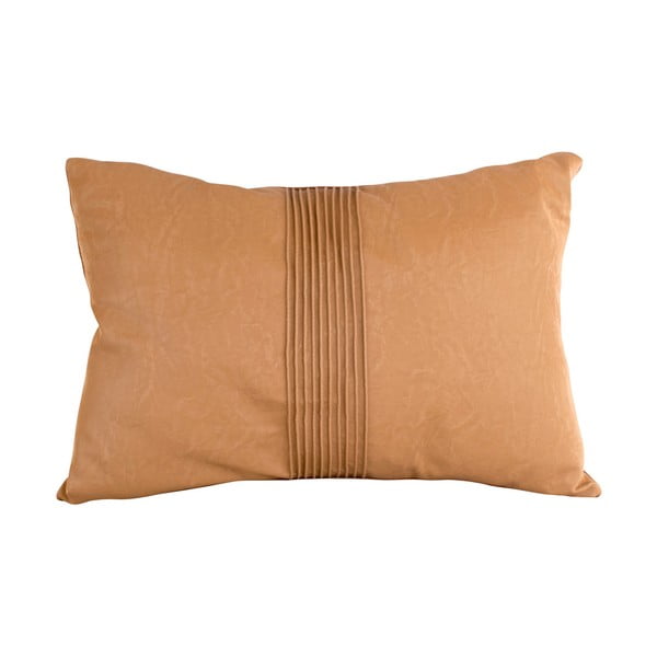 Karamelinės spalvos pagalvė PT Living Leather Look, 50 x 30 cm-image-4