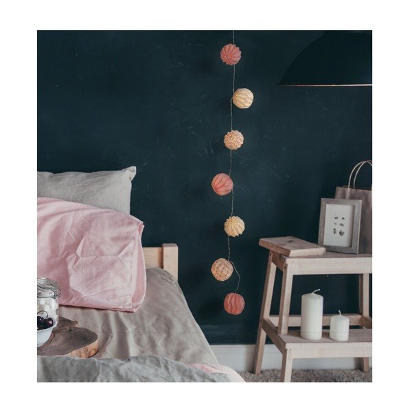 Skaidri LED šviesų girlianda DecoKing Pink, 10 lempučių, ilgis 1,65 m-image-2