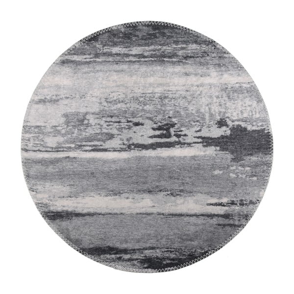 Skalbiamas apvalios formos kilimas pilkos spalvos ø 80 cm – Vitaus