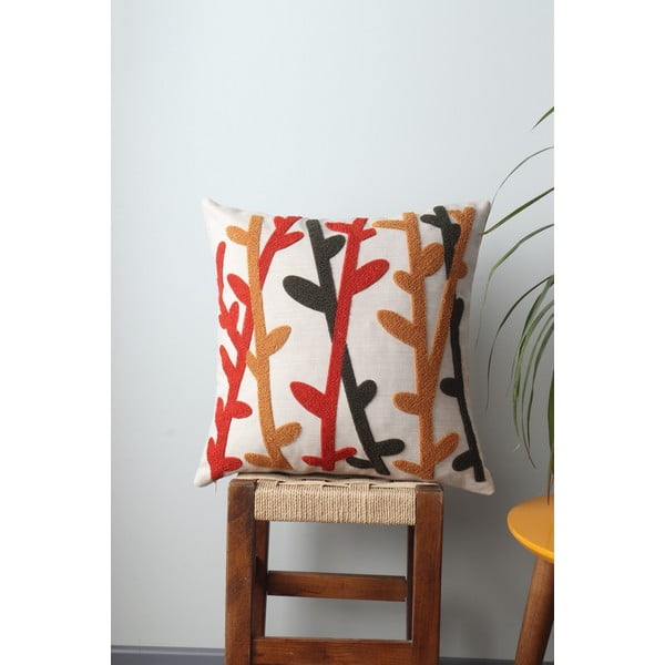 Iš lino dekoratyvinis pagalvės užvalkalas 43x43 cm Ivy – Mioli Decor-image-1