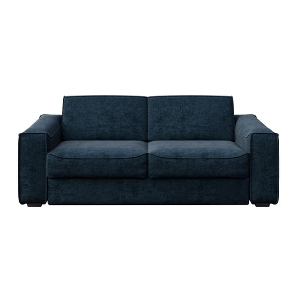 Tamsiai mėlyna sofa-lova MESONICA Munro, 224 cm