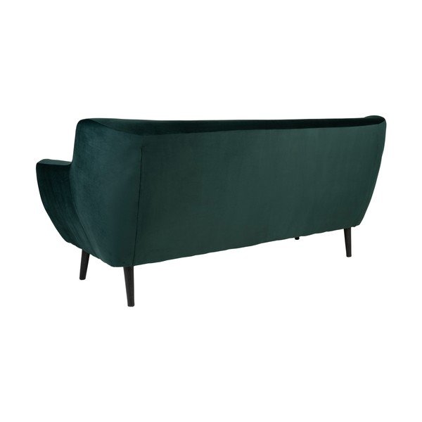 Tamsiai žalia aksominė sofa House Nordic Monte-image-2