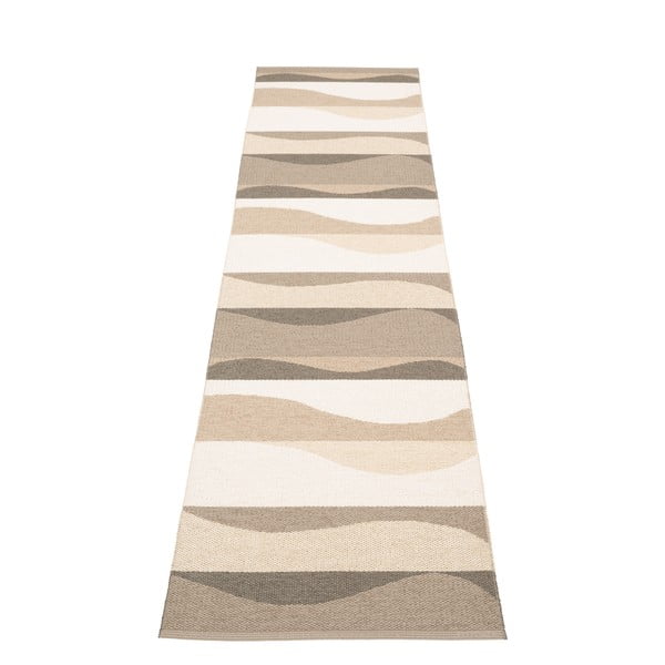 Rudos spalvos/smėlio spalvos lauko kilimas 70x300 cm Urvi Earth – Pappelina-image-2