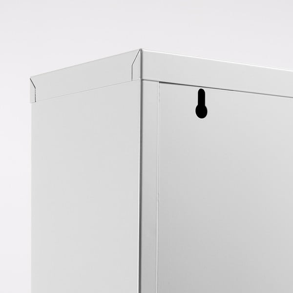 Baltos spalvos iš metalo atlenkiama spintelė batams 50x169x15 cm Ode – Kave Home-image-4