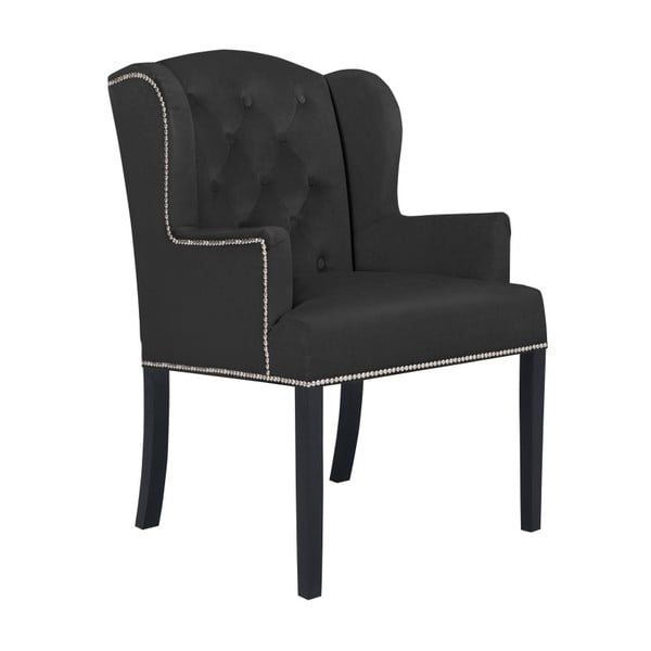 Tamsiai pilka "Cosmopolitan" dizaino kėdė "John