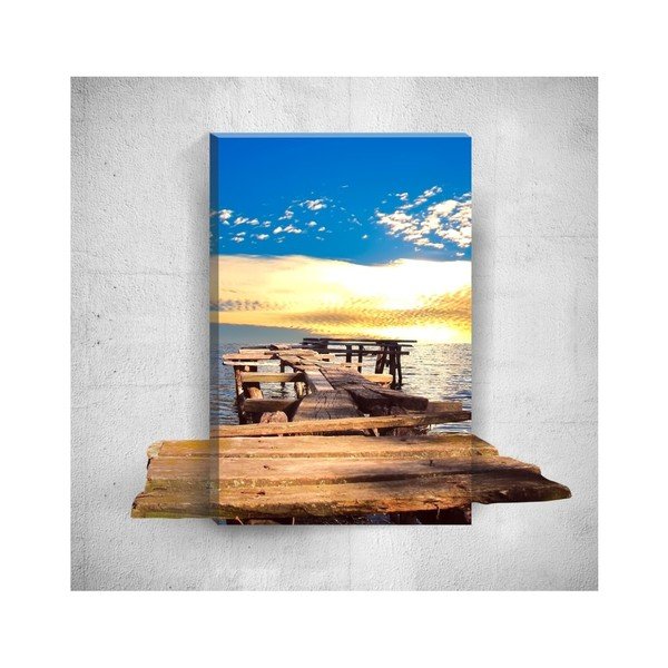 "Mosticx Little Dock" 3D sienų tapyba, 40 x 60 cm