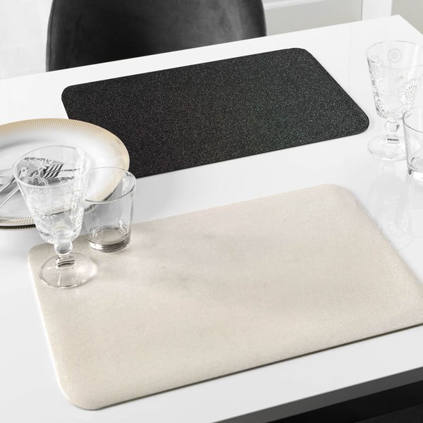 Iš plastiko padėkliukas 30x44 cm Glitter – douceur d'intérieur-image-1