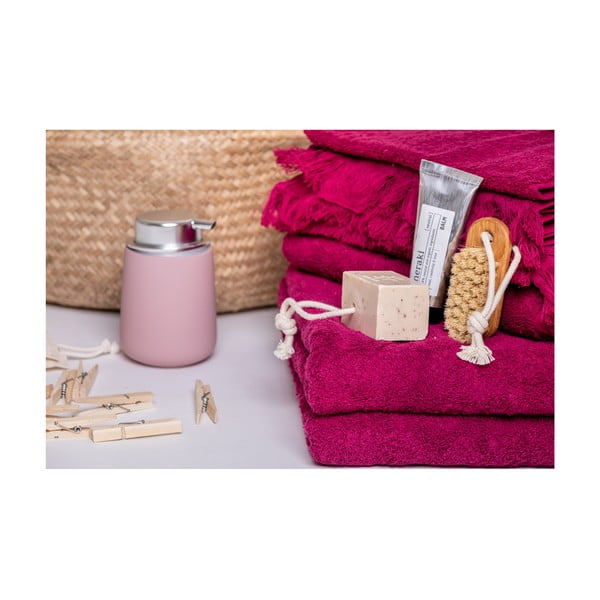 2 raudonų 100% medvilninių rankšluosčių rinkinys Bonami Selection, 50 x 90 cm-image-3