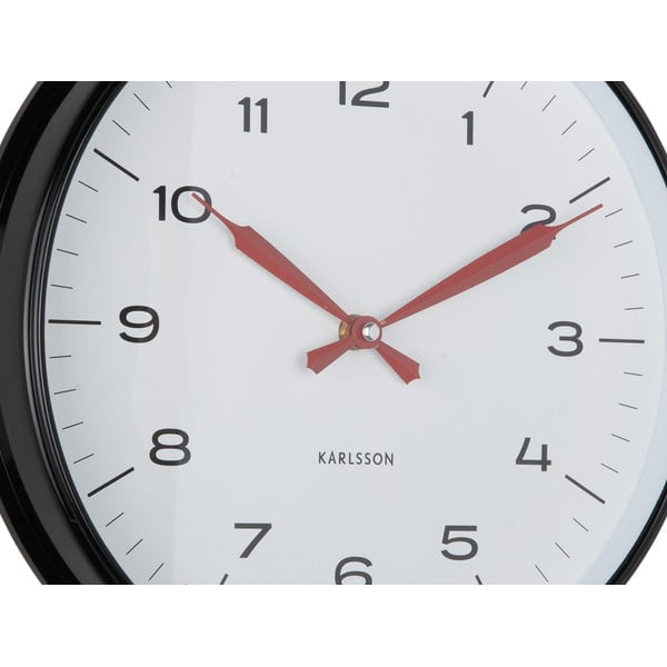 Sieninis laikrodis ø 30 cm Modern Factory – Karlsson-image-4