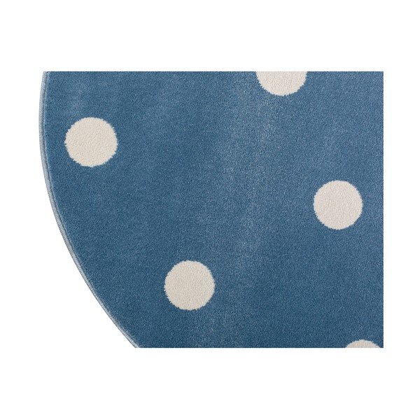 Mėlynas apvalus kilimas su taškeliais KICOTI Blue, ø 100 cm-image-3