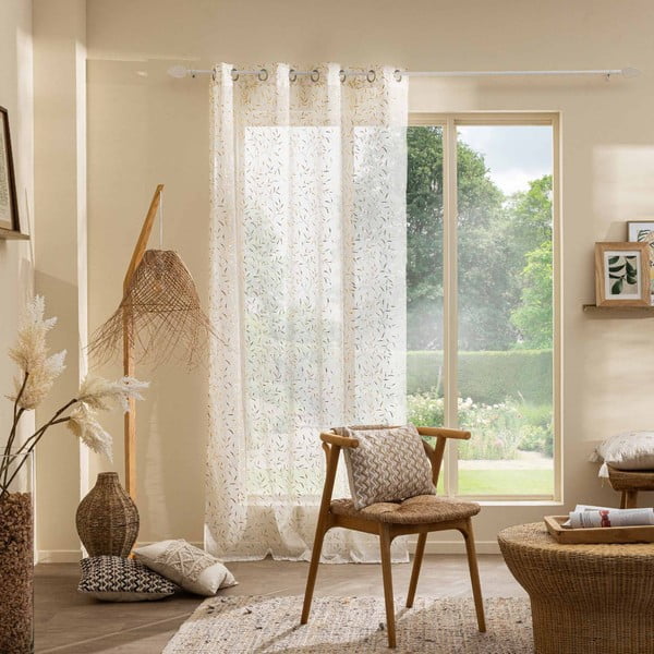 Permatoma užuolaida smėlio spalvos/auksinės spalvos 140x240 cm Maissa – douceur d'intérieur-image-3