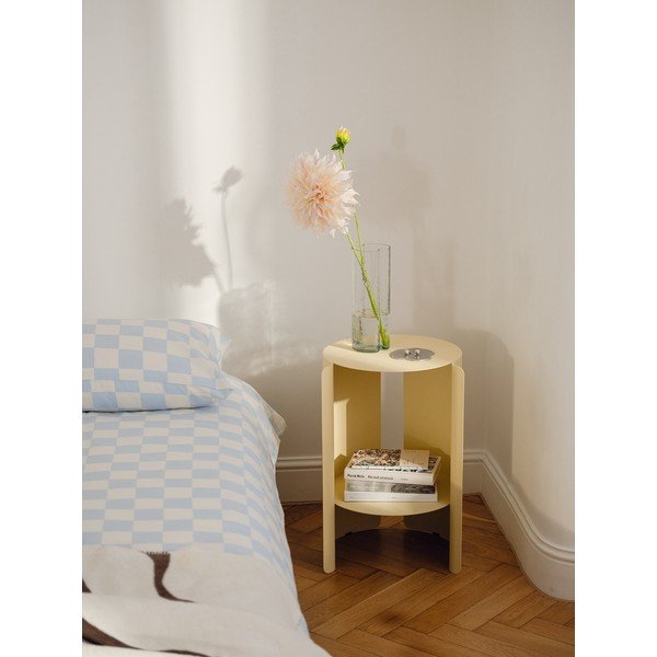 Iš plieno apvalios formos šoninis stalas ø 32 cm Wa – noo.ma-image-1