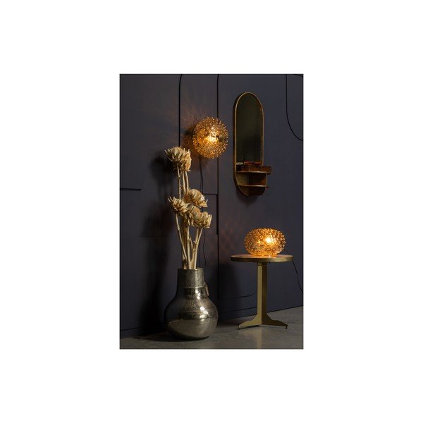Stalinis šviestuvas smėlio spalvos (aukštis 20 cm) su stiklo gaubtu Soap – BePureHome-image-3