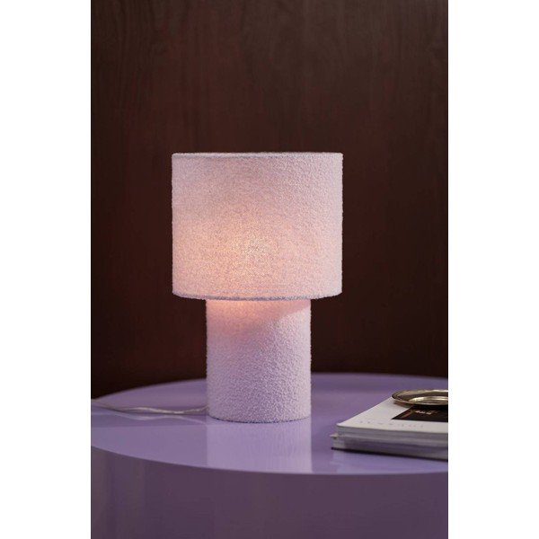 Levandų spalvos iš tekstilės stalinis šviestuvas (aukštis 44 cm) Aubra – Jotex-image-1