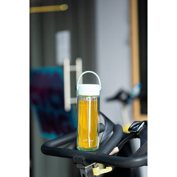 Iš stiklo butelis mėtų spalvos 350 ml Fuori – Vialli Design-image-3