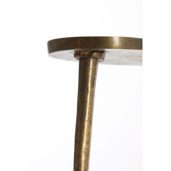 Iš metalo šoninis stalas 30x53 cm Lienz – Light & Living-image-3