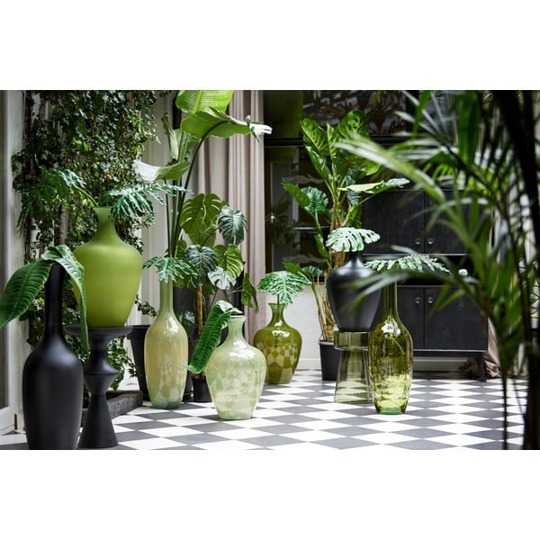 Iš stiklo apvalios formos šoninis stalas ø 30 cm Dakwa – Light & Living-image-3