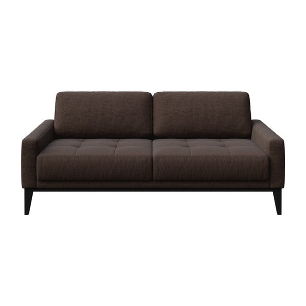 Rudos spalvos sofa MESONICA Musso Tufted, 173 cm